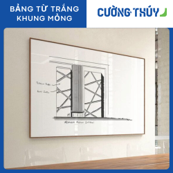 Bảng Từ Trắng Viền Mỏng