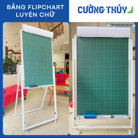 Bảng Flipchart Kẻ Ô Ly Luyện Chữ Cho Trẻ Em