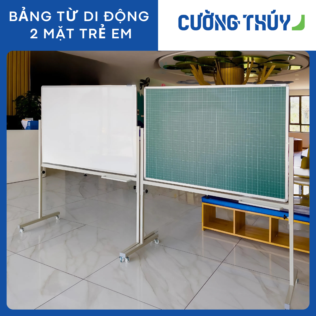 Bảng Từ Di Động 2 Mặt Trẻ Em